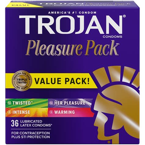 trojan variety pack|trojan pleasure pack size.